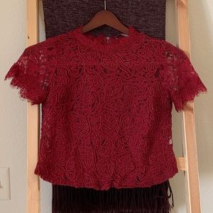 Zara lace top